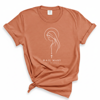 Load image into Gallery viewer, Hail Mary Full Of Grace - Catholic Devotion Women's Tee