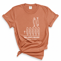 Load image into Gallery viewer, God Always Provides Shirt - God's Math Bible Verse Tee