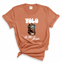 Load image into Gallery viewer, YOLO J/K BRB Jesus -Funny Jesus Shirt Comfort Colors Tee