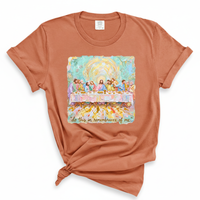 Load image into Gallery viewer, Christian Last Supper Do This In Remembrance Of Me Comfort Colors Tee