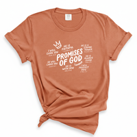 Load image into Gallery viewer, Promises Of God - Bible Verse Comfort Colors Tee