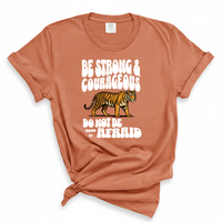 Load image into Gallery viewer, Be Strong And Courageous - Joshua 1:9 Comfort Colors Tee