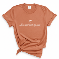 Load image into Gallery viewer, It Is Well With My Soul - Comfort Colors Women's Tee