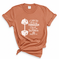 Load image into Gallery viewer, I Can Do All Things Through Christ - Comfort Colors Tee