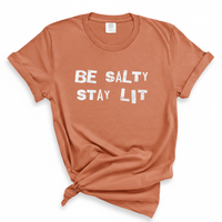 Load image into Gallery viewer, Be Salty Stay Lit Comfort Colors Tee