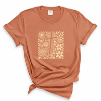 Load image into Gallery viewer, Wildflower Cross Christian Floral Tee
