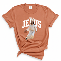 Load image into Gallery viewer, Team Jesus Basketball - Funny Faith Sports Comfort Colors Tee