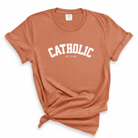Load image into Gallery viewer, Catholic Est. 33 AD - Comfort Colors Tee