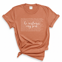 Load image into Gallery viewer, He Restores My Soul - Bible Scripture Comfort Colors Tee