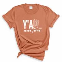Load image into Gallery viewer, Y'all Need Jesus Shirt - Funny Christian Tee