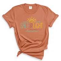 Load image into Gallery viewer, Salt And Light - Colorful Scripture Comfort Colors Tee