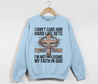 Load image into Gallery viewer, Faith In God, No Matter What -  Christian Sweatshirt
