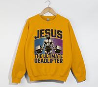 Load image into Gallery viewer, Jesus The Ultimate Deadlifter - Sweatshirt

