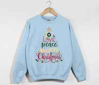 Load image into Gallery viewer, Joy Love Peace Believe Christmas - Sweatshirt
