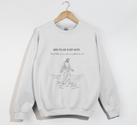 Load image into Gallery viewer, Jesus Walks On Water - Faith and Trust Sweatshirt
