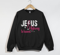 Load image into Gallery viewer, Jesus Highway To Heaven - Christian Sweatshirt
