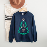 Load image into Gallery viewer, Oh Come Let Us Adore Him - Christmas Sweatshirt
