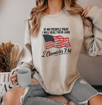 Load image into Gallery viewer, If My People Pray, I Will Heal Their Land - Sweatshirt

