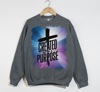 Load image into Gallery viewer, Created With A Purpose - Christian Sweatshirt