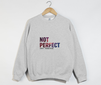 Load image into Gallery viewer, Not Perfect, Just Forgiven - Christian Sweatshirt
