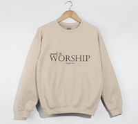 Load image into Gallery viewer, Made To Worship - Christian Sweatshirt
