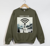 Load image into Gallery viewer, Connect To God, The Password Is Prayer - Christian Sweatshirt