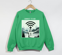 Load image into Gallery viewer, Connect To God, The Password Is Prayer - Christian Sweatshirt