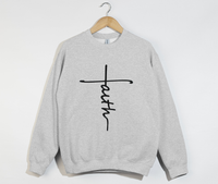 Load image into Gallery viewer, Cross Faith Women&#39;s Sweatshirt
