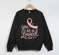 Load image into Gallery viewer, You Are So Loved - Women&#39;s Christian Sweatshirt
