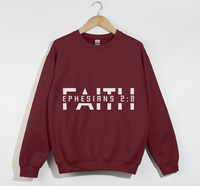 Load image into Gallery viewer, Faith - Ephesians 2:8 Christian Sweatshirt