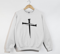 Load image into Gallery viewer, Nail Cross Design - Women&#39;s Light Sweatshirt
