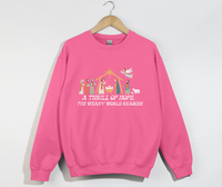 Load image into Gallery viewer, A Thrill Of Hope, The Weary World Rejoices - Christmas Sweatshirt
