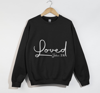 Load image into Gallery viewer, Loved - John 3:16 Christian Sweatshirt

