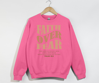 Load image into Gallery viewer, Faith Over Fear -  Christian Sweatshirt

