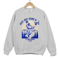 Load image into Gallery viewer, Just Got Dunk'd Shirt -  Funny Jesus Christian Meme Sweatshirt