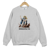 Load image into Gallery viewer, Immediately No Shirt - Christian Humor Crewneck Catholic Sweatshirt