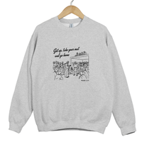 Load image into Gallery viewer, Jesus Miracle Sweatshirt - Get Up Take Your Mat Christian Sweatshirt