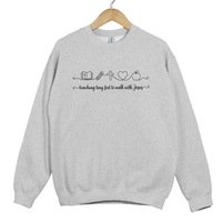 Load image into Gallery viewer, Teaching Tiny Feet to Walk with Jesus - Christian Preschool Teacher Shirt Homeschool Mom Pullover