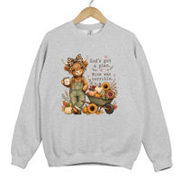 Load image into Gallery viewer, Women's Fall Christian Sweatshirt - God's Got a Plan Autumn Shirt