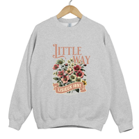 Load image into Gallery viewer, Little Way Floral - Lisieux 1897 Sweatshirt, St Therese Catholic Trendy Shirt