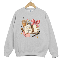 Load image into Gallery viewer, I Can Do All Things Through Christ - Christian Coquette Shirt Feminine Christian Gift