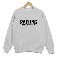 Load image into Gallery viewer, Raising Believers - Worship Church Outfit Christian Sweatshirt