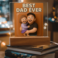 Load image into Gallery viewer, Best Dad Ever – Custom 3D Action Figure Portrait