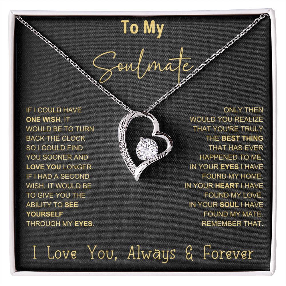To My Soulmate - Gift for Wife, Fiance or Girlfriend