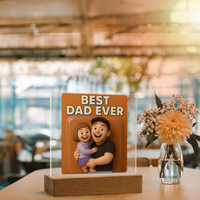 Load image into Gallery viewer, Best Dad Ever – Custom 3D Action Figure Portrait