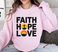 Load image into Gallery viewer, Faith Hope Love - Sweatshirt
