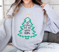 Load image into Gallery viewer, Oh Come Let Us Adore Him - Christmas Sweatshirt
