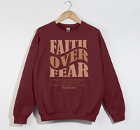 Load image into Gallery viewer, Faith Over Fear -  Christian Sweatshirt
