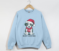 Load image into Gallery viewer, Merry Christmas Puppy Print Sweatshirt
