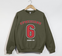 Load image into Gallery viewer, Ephesians 6 Armor Up - Christian Sweatshirt

